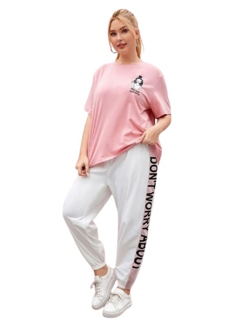 Gym tracksuit set - custom size - pink