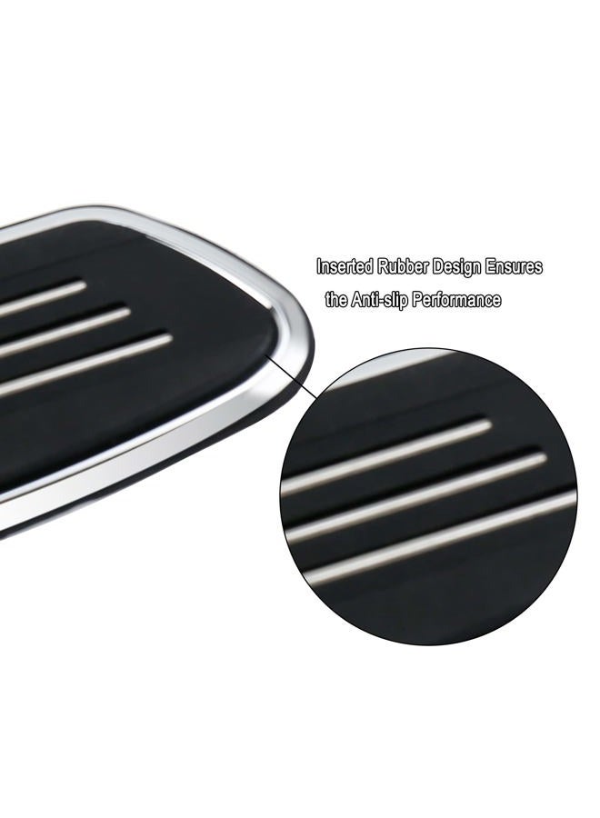 VASTMT Chrome Passenger Footboard Floorboard and Mount Kit Fit for Harley Touring Models Road King Road Glide Street Glide Electra Glide CVO 1993-Up - Image 4
