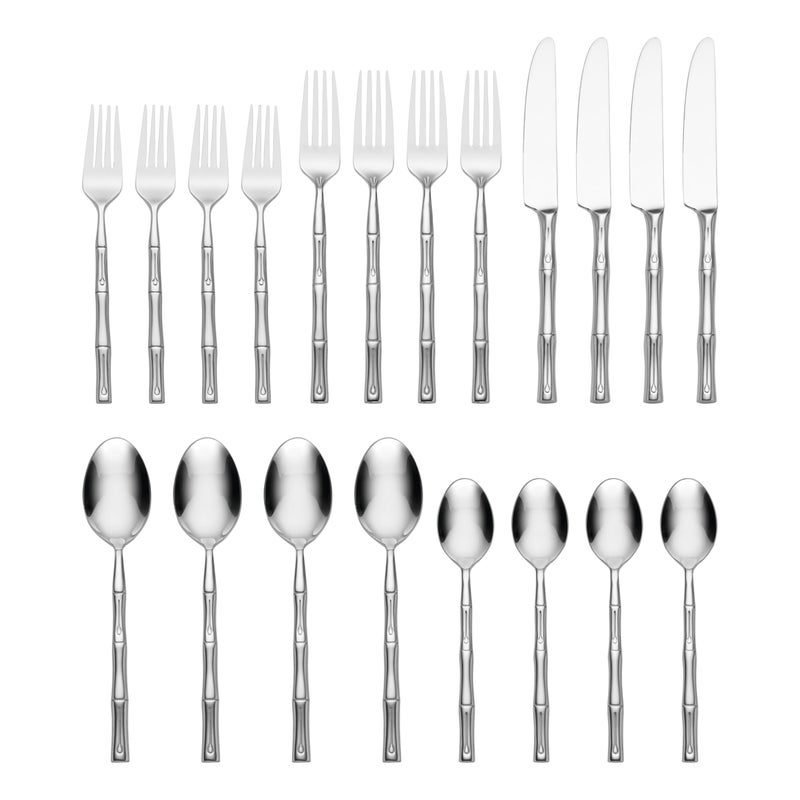 Hampton Forge Hampton Signature â€“ Bamboo â€“ 20 Piece Flatware Set, Service for 4 - Image 2