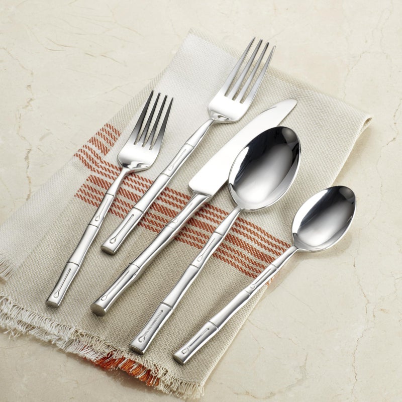 Hampton Forge Hampton Signature â€“ Bamboo â€“ 20 Piece Flatware Set, Service for 4 - Image 3