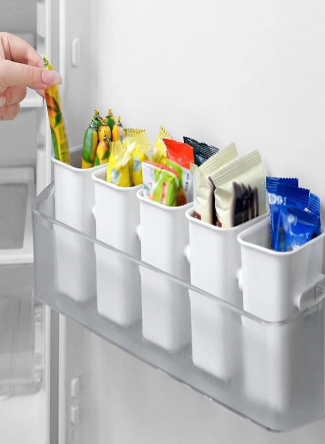 TWIKESVE Fridge Door Organizer Box Space-Saving Refrigerator Storage Container for Herbs, Coriander, Vegetables Multi-Use Sink & Kitchen Organizer Fresh Keeper Kitchen Storage Box - Image 2
