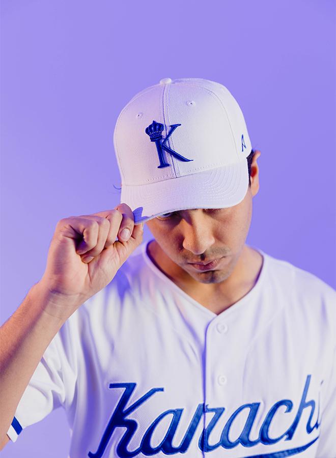Baseball United Karachi Monarchs Official On-Field Home Cap - Image 1