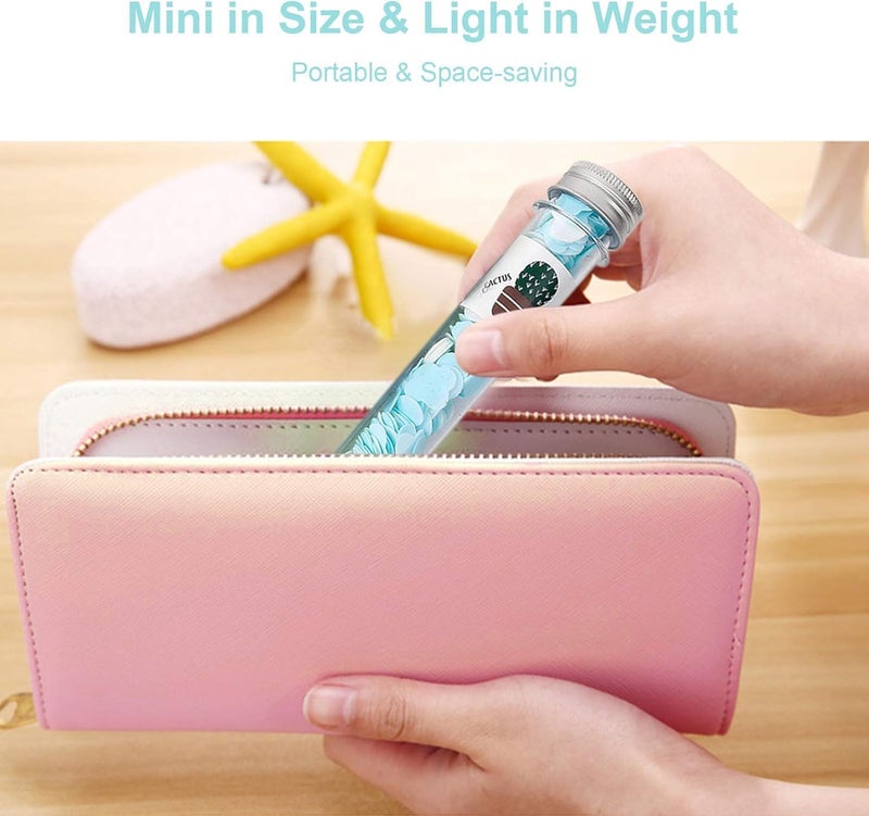 ETSAP Paper Soap Strips For Travel Essentials For Women Men - 2Pcs - Travel Accessories Dissolvable Soap Sheets For Hand Wash - Soap Paper Soap For Kids - Soap Sheets For Tube Box - Image 3