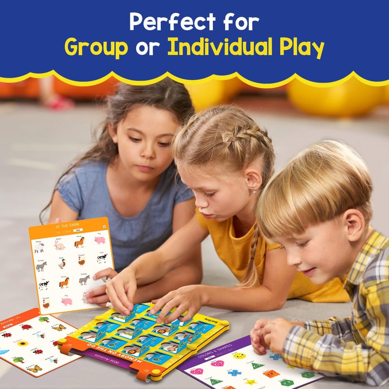 Smartivity لعبة الذاكرة للأطفال من عمر 3 سنوات فما فوق | لعبة مطابقة ممتعة - 12 بطاقة موضوع و 3 تحديات مستوى هدايا عيد ميلاد للأولاد والبنات | لعبة تعليمية لمرحلة ما قبل المدرسة للأطفال من 3 و 4 و 5 و 6 سنوات - Image 3