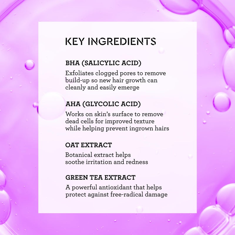 Bliss Ingrown Hair & Razor Bump Eliminating Solution - Formulated with BHA & AHA (Glocolic Acid) - Gentle & Effective - Bump-Free Skin - Image 3