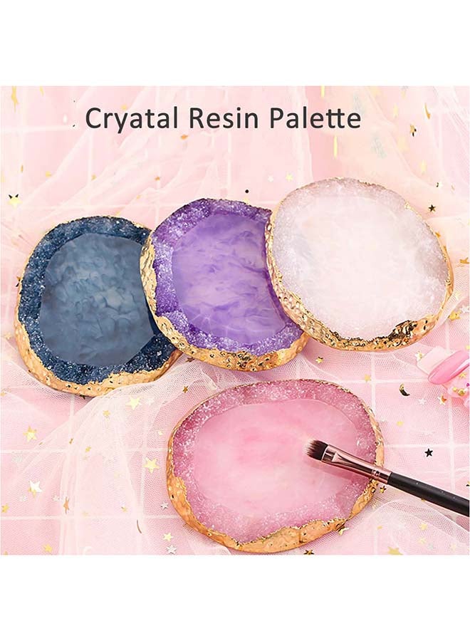 IOLITE Crystal Resin Stone Transparent Colour Nail Art Glue Palette Per Piece BCDS - Blue - Image 3