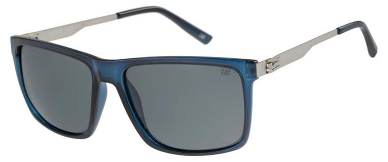 CAT Precision 8501 men Polarized Square Sunglasses Blue 58mm - Image 1