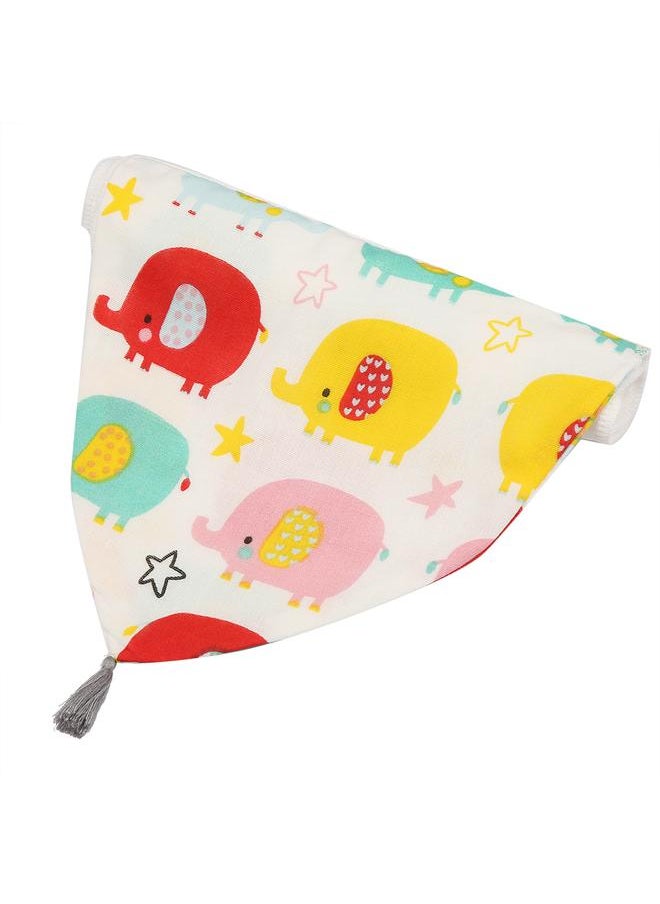 Thoraya - Cute Cartoon Soft Breathable Cotton Baby Infant Towel Absorbing Sweat Elephant - Image 1
