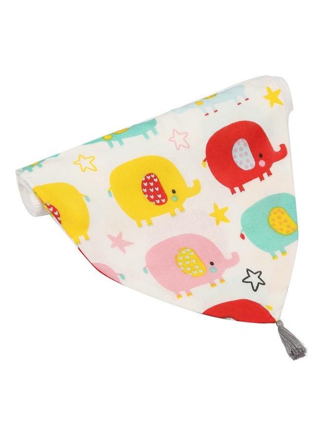 Thoraya - Cute Cartoon Soft Breathable Cotton Baby Infant Towel Absorbing Sweat Elephant - Image 1
