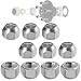 Hitchvoyager 10 PCS 1220 Trailer Wheel 509 Lug NutsGalvanized Trailer Lug Nuts fit for 12 Wheel Lug Studs Dexter EZ Lube Trailer Camper RVTrailer Axle Hub Tire Lugs Nuts Open End Acorn Nut - Image 2