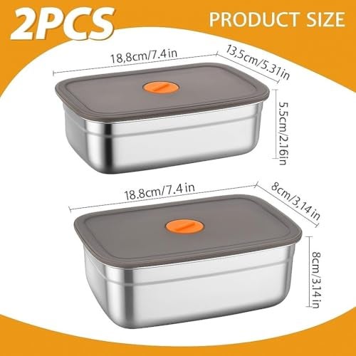 SOLIGT Fridge Storage Box (3 Pcs 1000 Ml) - Image 5