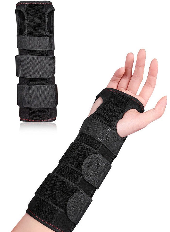بيوينتي دعامة جبيرة النفق الرسغي, دعامة دعم المعصم القابلة للتعديل, جبيرة دعم اليد قابلة للتنفس لتخفيف آلام المعصم, والتهاب المفاصل, والالتواء, يناسب كلتا اليدين - Image 1