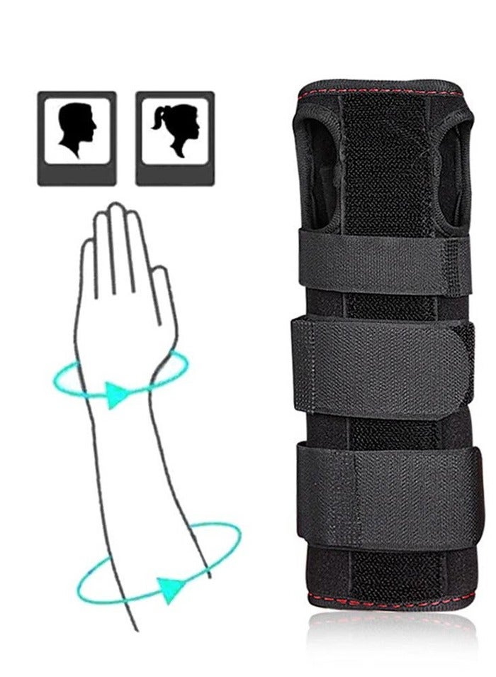 بيوينتي دعامة جبيرة النفق الرسغي, دعامة دعم المعصم القابلة للتعديل, جبيرة دعم اليد قابلة للتنفس لتخفيف آلام المعصم, والتهاب المفاصل, والالتواء, يناسب كلتا اليدين - Image 2