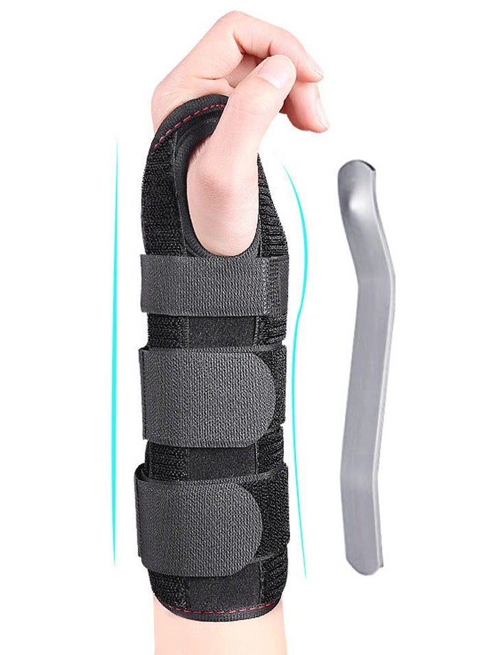 بيوينتي دعامة جبيرة النفق الرسغي, دعامة دعم المعصم القابلة للتعديل, جبيرة دعم اليد قابلة للتنفس لتخفيف آلام المعصم, والتهاب المفاصل, والالتواء, يناسب كلتا اليدين - Image 3