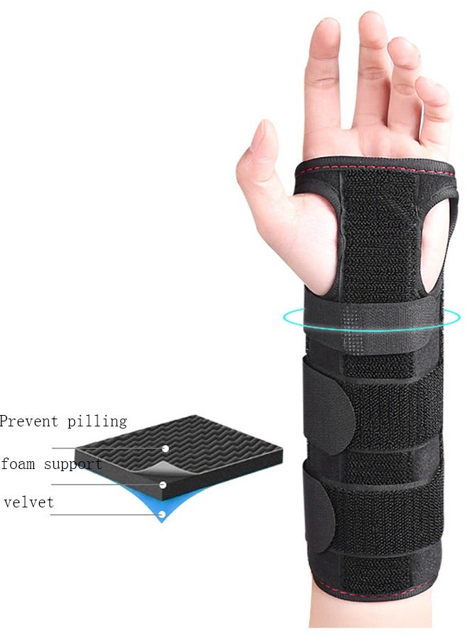 بيوينتي دعامة جبيرة النفق الرسغي, دعامة دعم المعصم القابلة للتعديل, جبيرة دعم اليد قابلة للتنفس لتخفيف آلام المعصم, والتهاب المفاصل, والالتواء, يناسب كلتا اليدين - Image 5