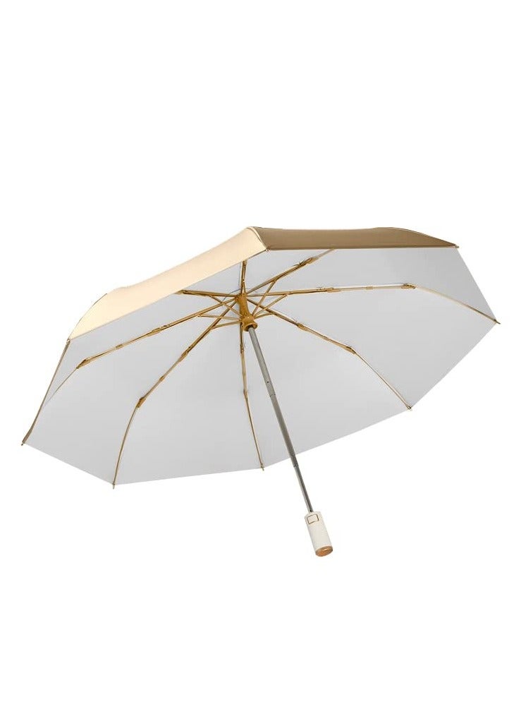Folding Umbrellas Travel Automatic, Large Rain Folding Compact Windproof Umbrella Portable Fast Drying with One  on Auto Open and Close, Sun Rain Lightweight Portable, Backpack Necessary - Image 1