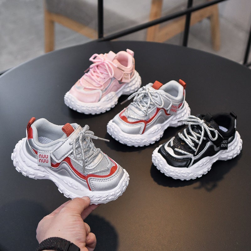 Mesh Sneakers Lightweight Flexible Sole Walking Shoes For Kids Indoor And Outdoor Activities - Image 2
