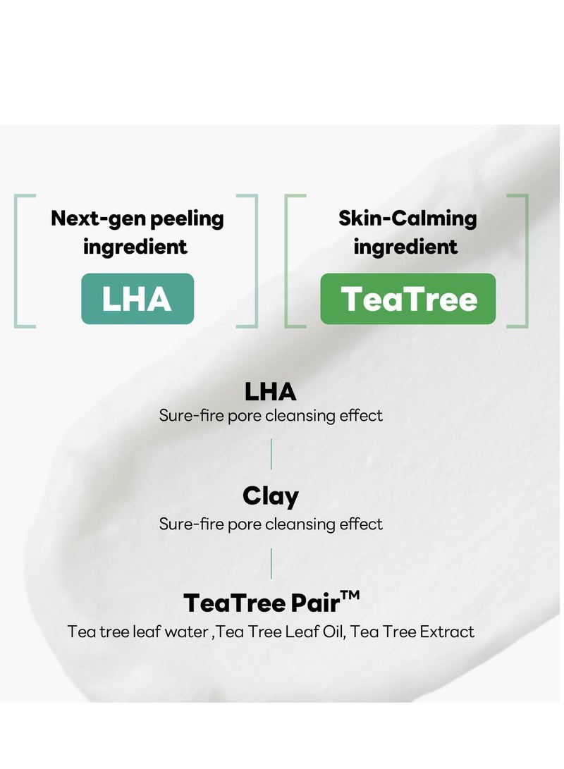MEDIHEAL Mediheal Teatree Pore Whip Cleanser Special Set (6.76 fl oz + 1.69 fl oz) - Fresh and Revitalized Complexion Pore Cleanser with LHA & Kaolin - Image 3
