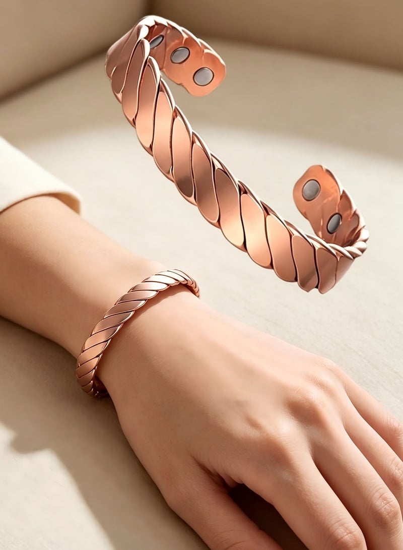 Pure Copper Magnetic Bracelet For Women And Man - Image 1