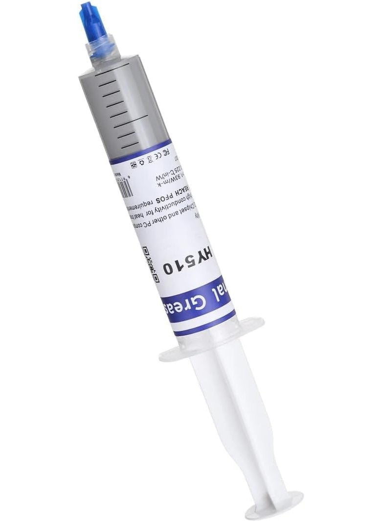 NTECH Thermal Paste Reusable (30g) Large Syringe Thermal Silicon Conductive Grease Paste Cool Compound Heat-Sink Apply to PC/CPU/GPU/LED/VGA) 5Pcs ~ Grey - Image 5