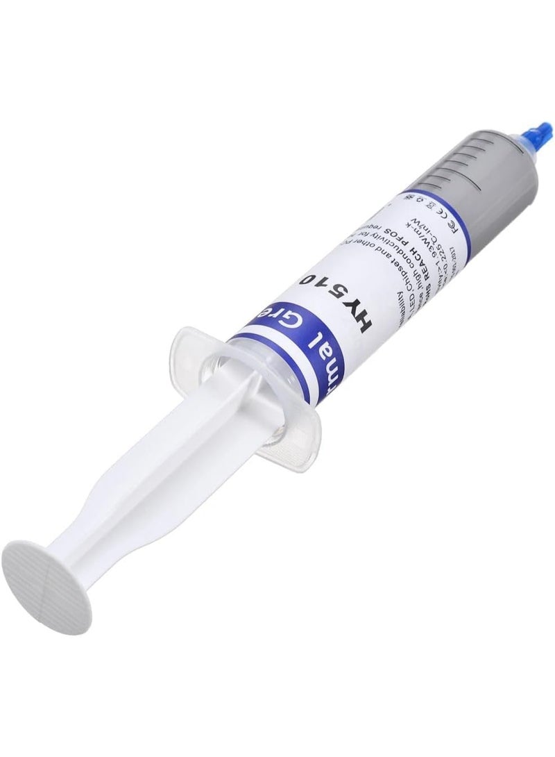 NTECH Thermal Paste Reusable (30g) Large Syringe Thermal Silicon Conductive Grease Paste Cool Compound Heat-Sink Apply to PC/CPU/GPU/LED/VGA) 5Pcs ~ Grey - Image 4