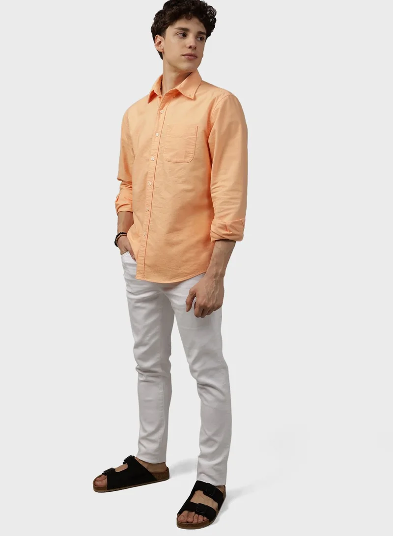 امريكان ايجل flex oxford Classic Fit Shirt
