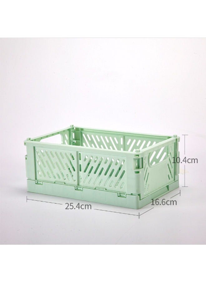 Bukela Foldable Fruit and Vegetable Picnic Basket, Medium Size Storage Bin for Kitchen, Bathroom, and Home Organization - Image 1