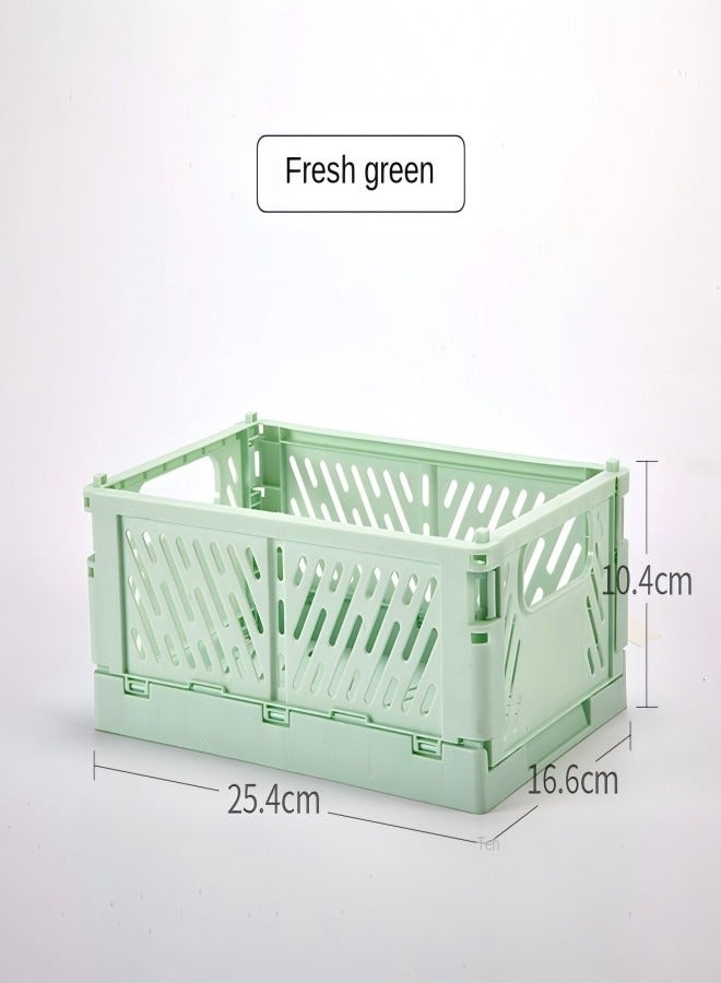 Bukela Foldable Fruit and Vegetable Picnic Basket, Medium Size Storage Bin for Kitchen, Bathroom, and Home Organization - Image 2