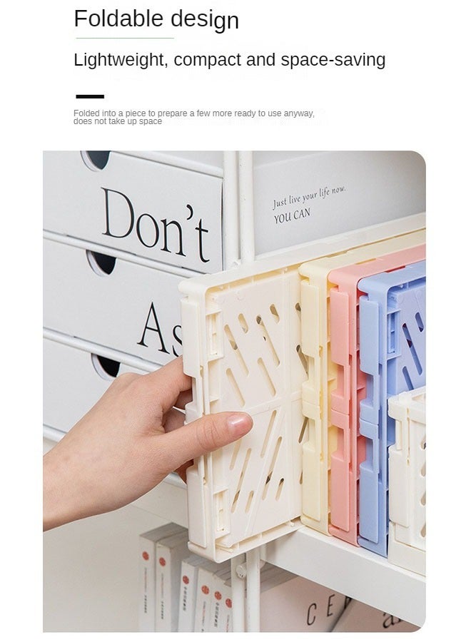 Bukela Foldable Fruit and Vegetable Picnic Basket, Medium Size Storage Bin for Kitchen, Bathroom, and Home Organization - Image 3