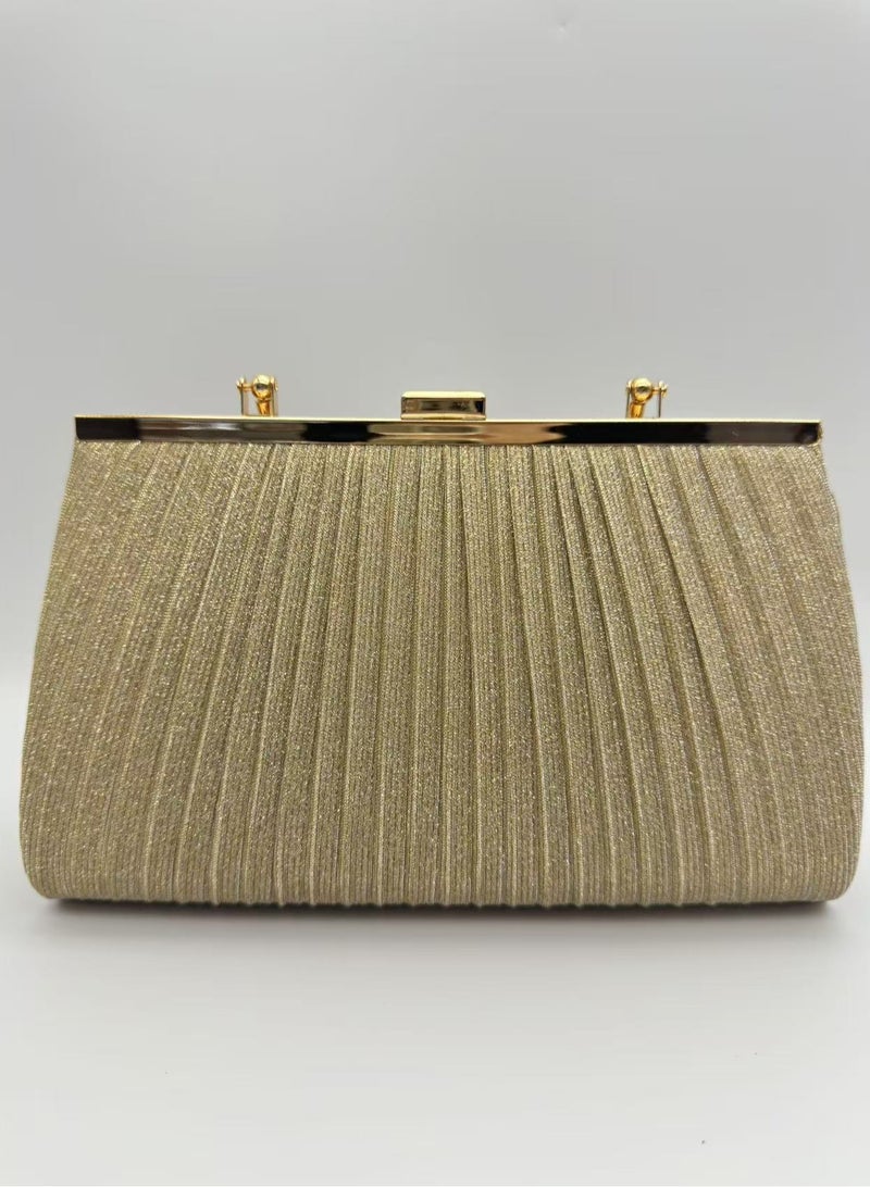 Women's Glitter Crinkle Clutch Bag - Image 2