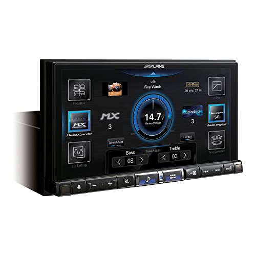 Alpine ILX-507 7" Multimedia Receiver (Doesn't Play Disc) with CarPlay/Android Auto and License Plate Camera - Image 3
