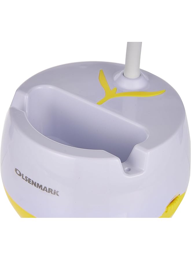 أولسنمارك مصباح طاولة LED قابل لإعادة الشحن Ome2755 مع شاحن USB 5 وات وبطارية ليثيوم 3.7 فولت و1500 مللي أمبير في الساعة و130 لومن، مثالي للاستخدام المنزلي والمكتبي، خفيف الوزن، أنيق، تصميم مبتكر وقابل للطي - Image 4