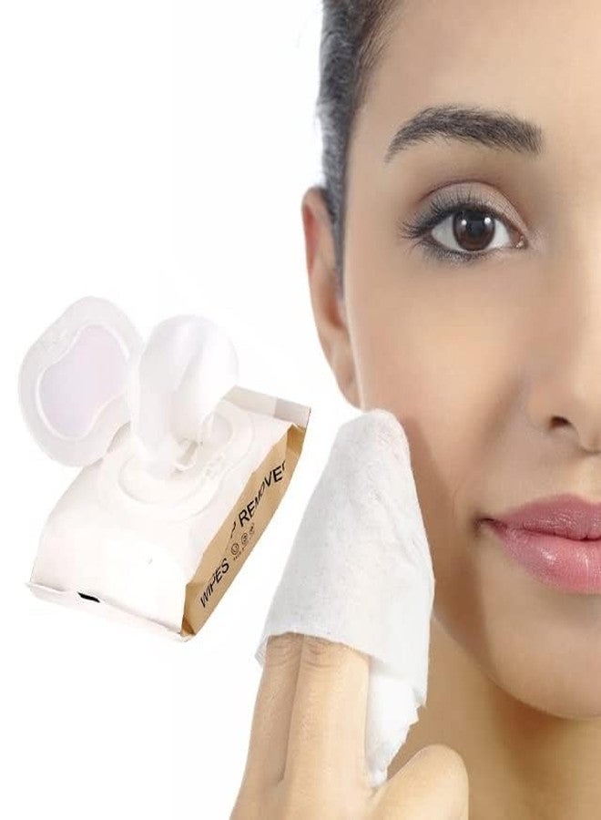 Boulevar Cotton Face Tissue Towel Wipes Makeup Remover Facial Cleansing Wet Towel for Home Travel Multi-Purpose Tissue Paper 28 PCS - Image 1