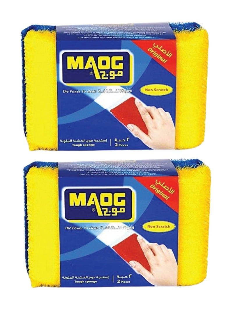 Maog Tough Spong Colored, 4 Pcs - Image 1