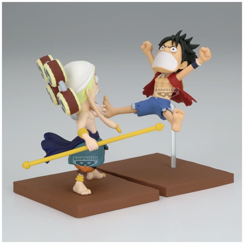 Banpresto One Piece Monkey D Luffy & Enel World Collectable figure 7cm - Image 3