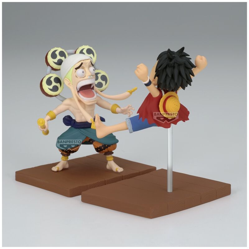 Banpresto One Piece Monkey D Luffy & Enel World Collectable figure 7cm - Image 2