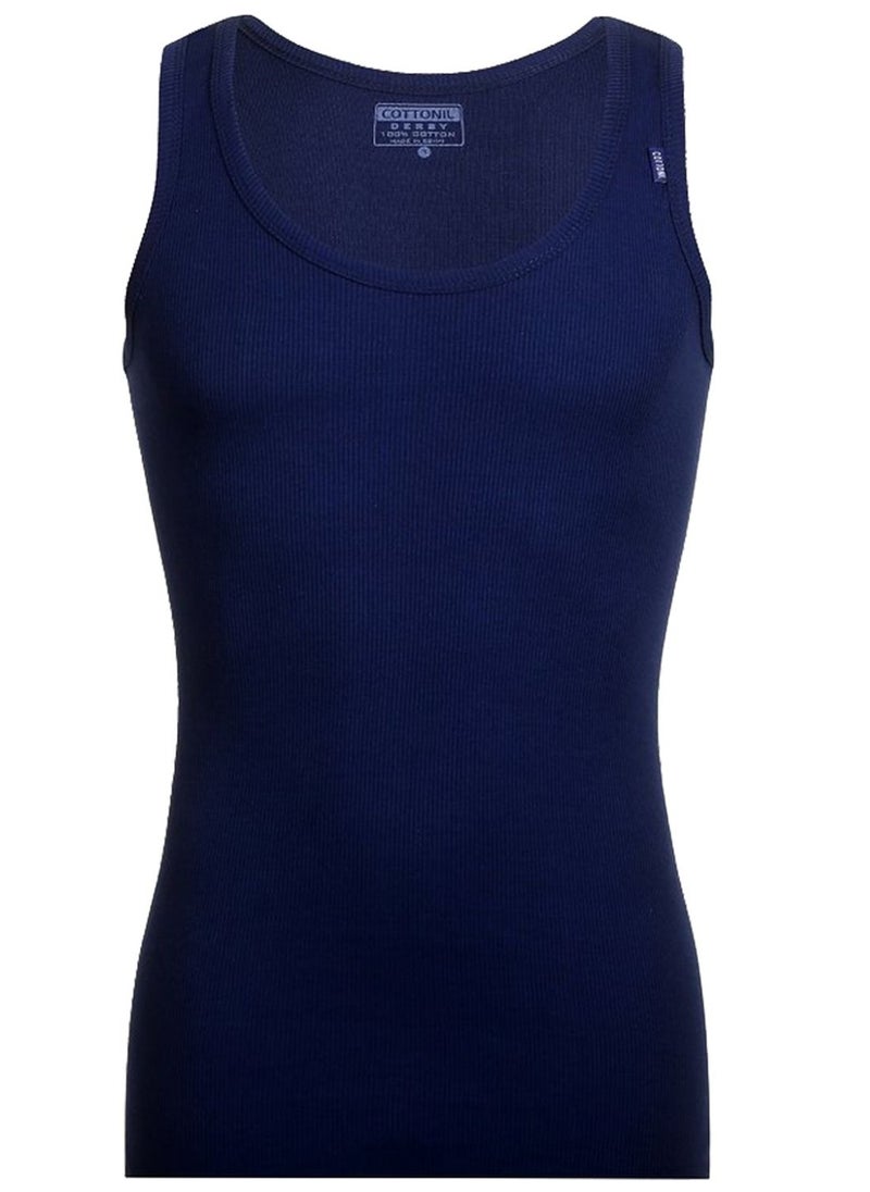 COTTONIL - Cottonil  Men Undershirts Derby-Navy - Image 1