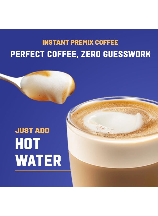 Sleepy Owl Cappuccino Instant Coffee Premix Sachets | 3 in 1 Coffee Sachet | Frothy & Creamy Cafe-Style Coffee at Home | All in One Premix Coffee Sachet Just Add Hot Water | 100g (5 Sachets x 20g) - Image 3