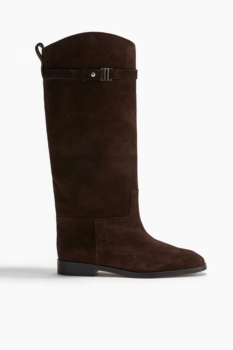 H&M Knee-high leather boots