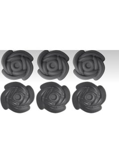 Bybirgül Anthracite 12 Pack Silicone Mini Rose Cake Mold, Muffin Mold, Cupcake Mold 12 Pieces - pzsku/Z079E367F8BFC68BA1A3FZ/45/_/1730585515/2dc9a00a-d28a-412a-a004-780879a32c83