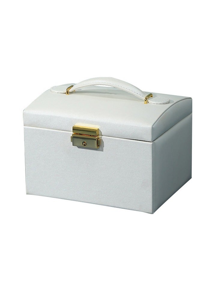 general Large Jewelry Box Organizer PU Leather Drawer Jewellery Boxes Velvet Earring Ring Jewelry Storage Case - Image 2