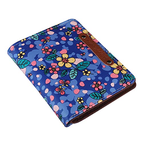 ShopMantra Girls Wallet | Blue Floral Print Bifold Purse | Compact Travel Accessory for Teens & Women - Image 2