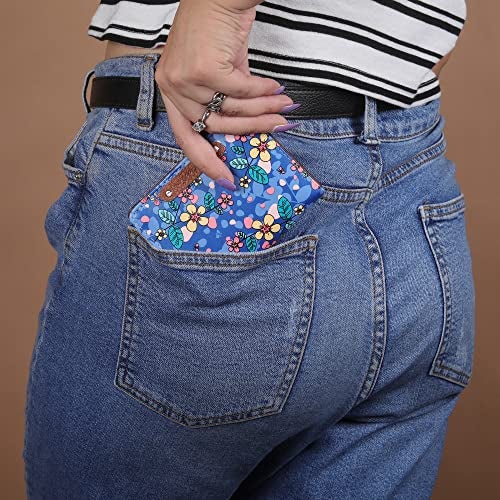 ShopMantra Girls Wallet | Blue Floral Print Bifold Purse | Compact Travel Accessory for Teens & Women - Image 5