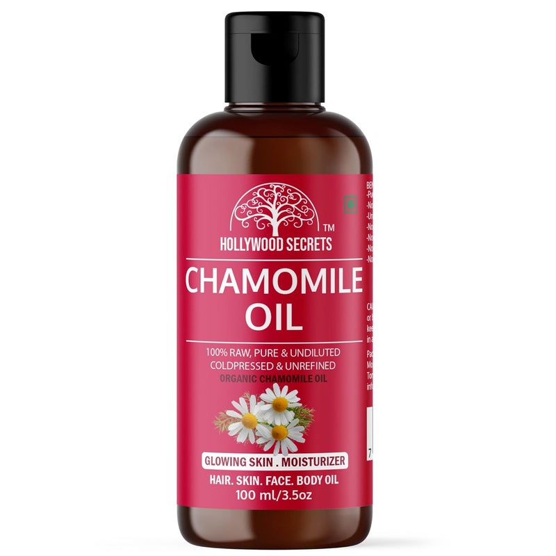 Hollywood Secrets Chamomile Oil Pure Cold Pressed 100ml - Image 1