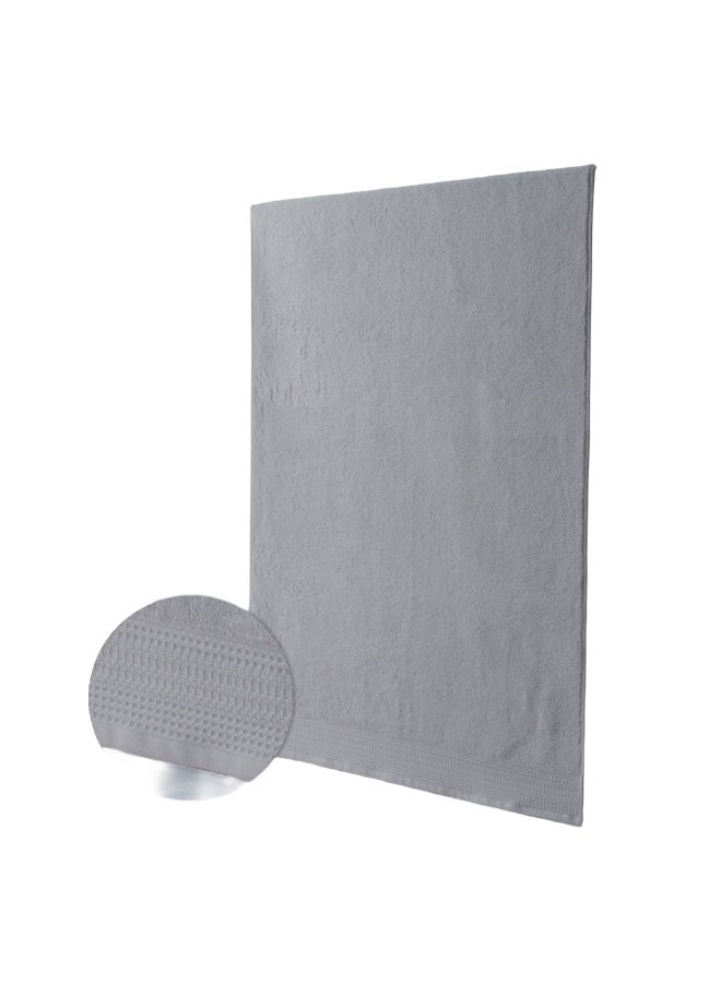 منشفة قطن ناعمة عالية الامتصاص رمادي فاتح 70 x 140 سم 165-24LGREY