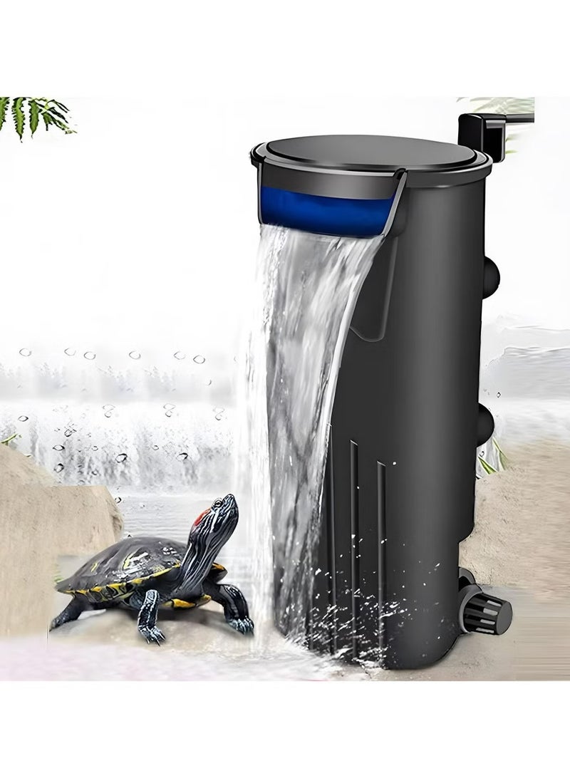 GMORO Fish Tank Filter, Submersible Pump System for 5 to 40 Gallon Aquariums, Ultra Silent Waterfall Filter for Turtle Tanks - Image 1