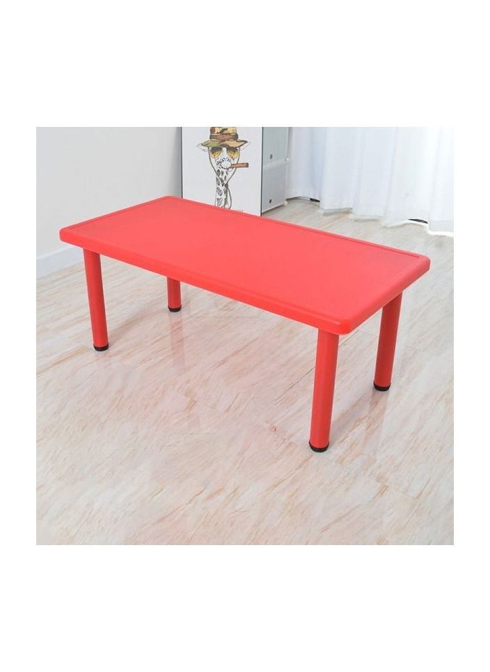 Rectangular Kids Table Children School Activity Table for Reading Drawing Dining Playing Multifunctional Plastic Table Steel Pipe Toddler Furniture for Boys & Girls Red - pzsku/Z079E9833C1C17E862EEAZ/45/_/1683444143/23fcbe7d-ef4e-45dd-96c2-5bd176c801ce