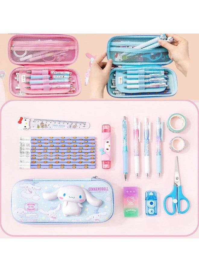 GGEROU Pencil Case Organizer, Marker Pencil Pen Organizer Case, Art Supply Pencil Case, Travel Case Organizer, School Supplies for Middle High College Student Office - Image 3