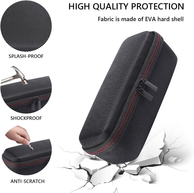 Vertus ® Carrying Case Storage Bag, Travel Case Cover for Tribit XSound Plus 2 30W / MaxSound Plus 24W Bluetooth Wireless Speakers (Hard|Black) - Image 4