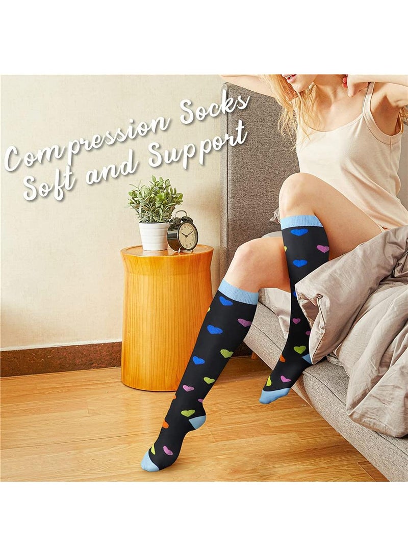 Sweet seven Copper Compression Socks (6 Pairs) - 15-20 mmHg Support for Athletics, Cycling, Nurses - Men & Women Circulation Boost - Image 2